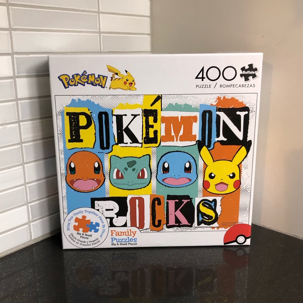 Buffalo Pokémon Rocks 400 piece puzzle